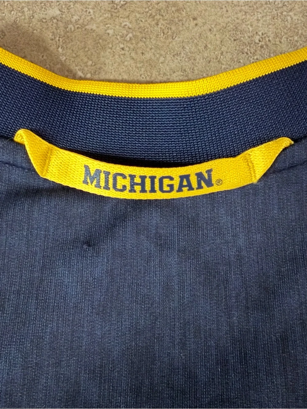 Jordan University of Michigan 1/4 zip Pullover Jacket. Size M. Good condition.